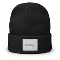 Black beanie with a Volunteer.com logo label