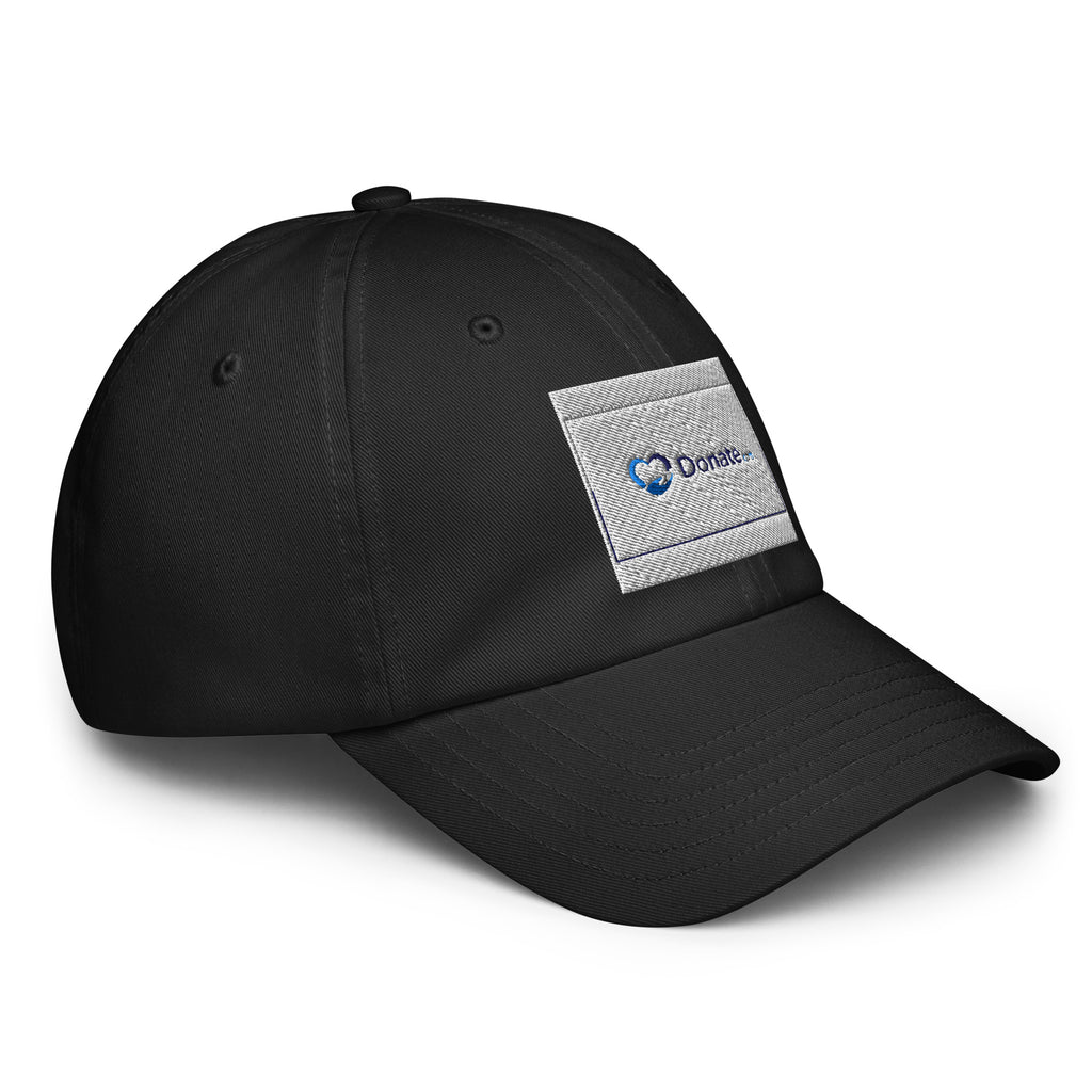 A black baseball cap